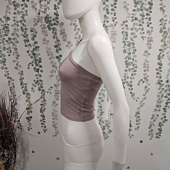 Koral Kalea Crepe Crop Top Sz Small - Picture 5 of 8